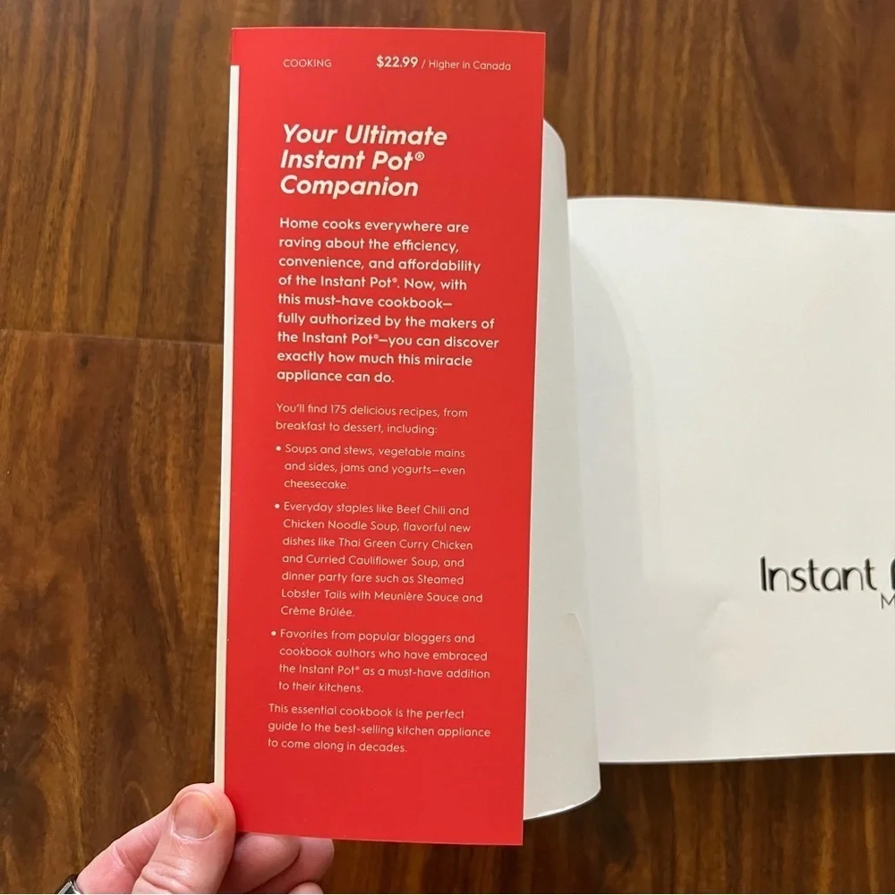 NEW Instant Pot Miracle Cookbook Soft Cover